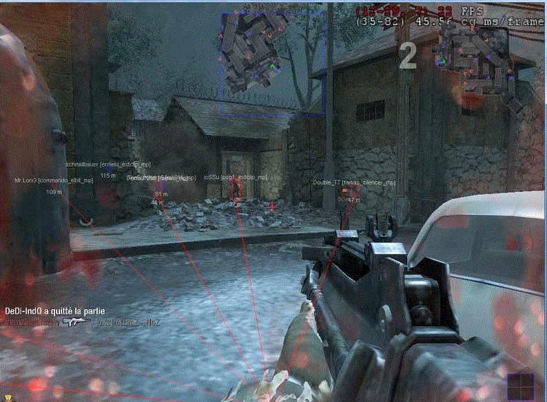 ExternalHack v1.6.1 - Wallhack and aimbot for Call of Duty 7 ( seven )